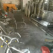 stainless steel pipe chair table ss410